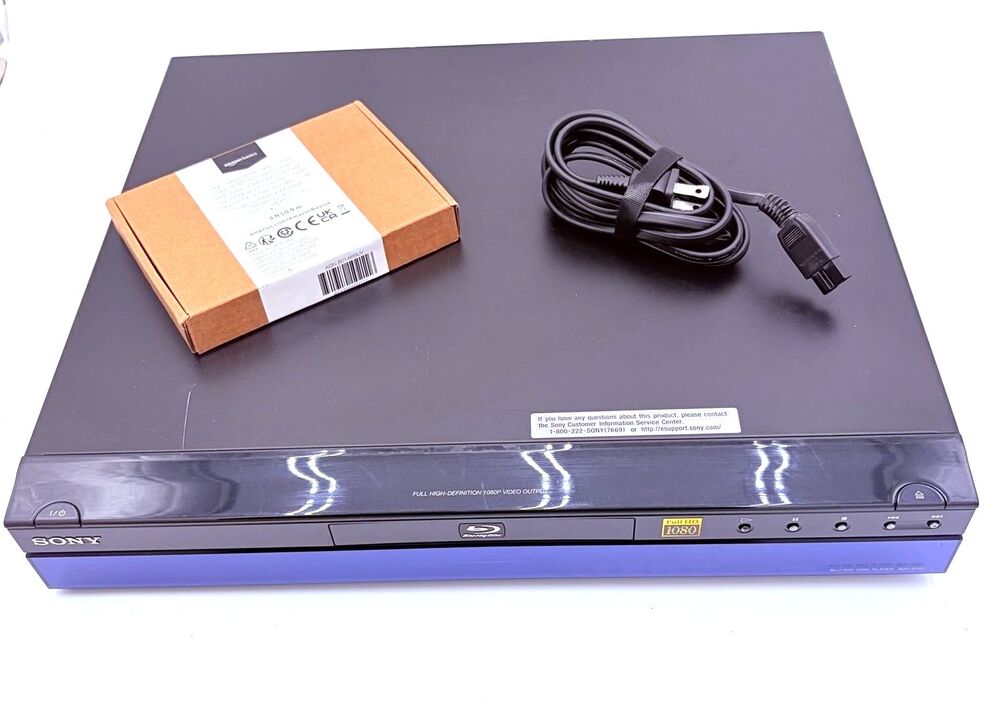 Sony BDP-S301 1080P Blu-Ray Disc Player + HDMI TESTED & WORKING